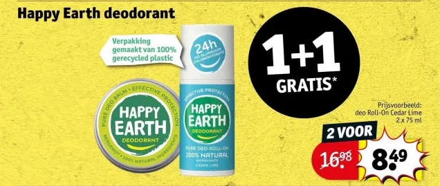 Happy Earth deodorant