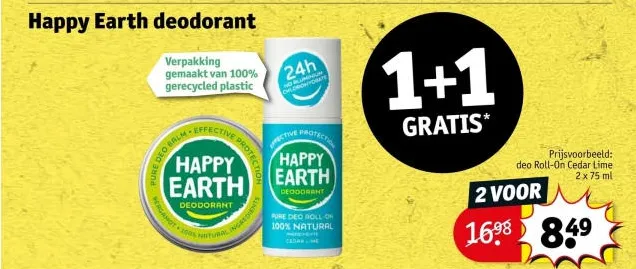 Happy Earth deodorant